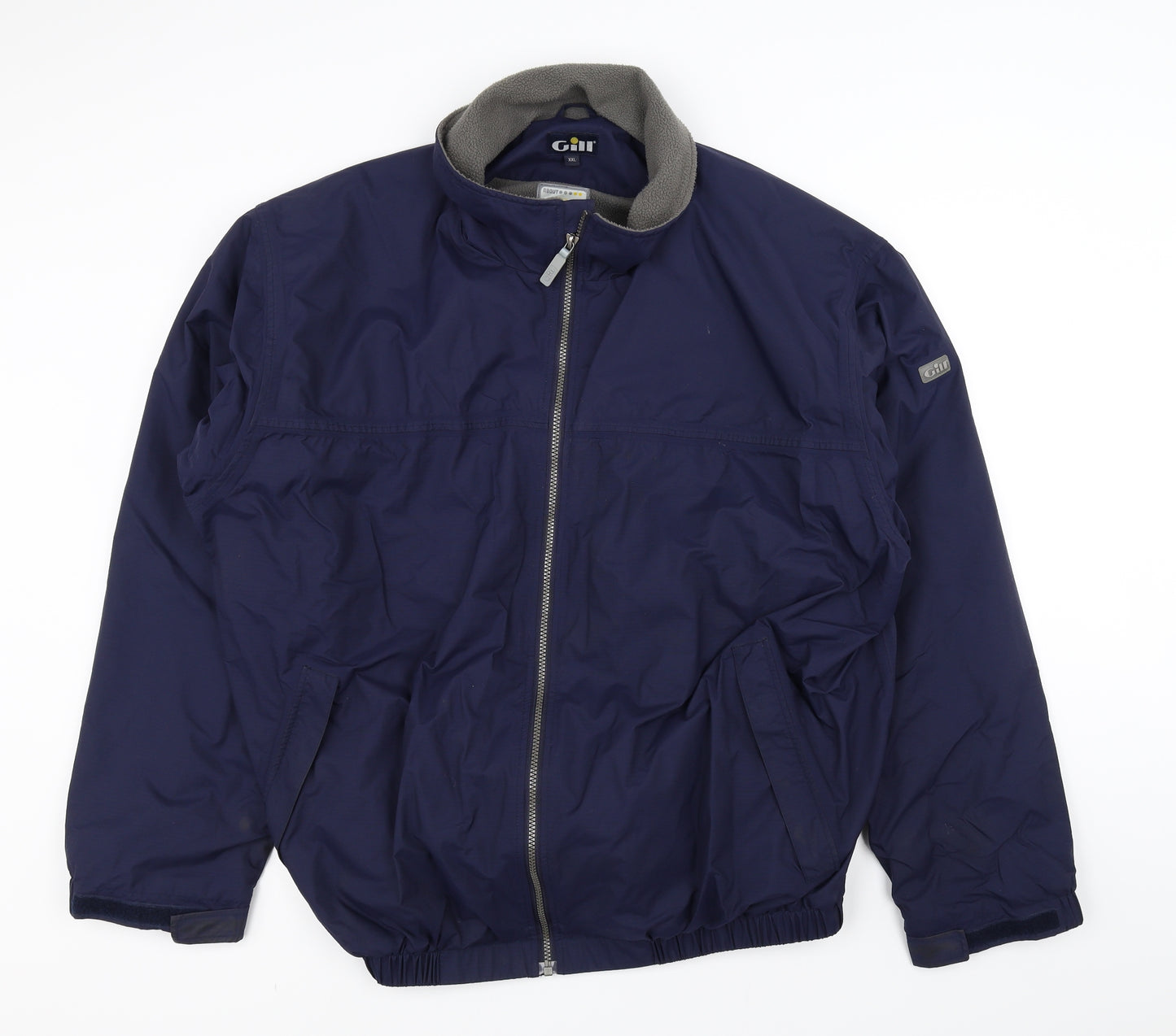 GILL Mens Blue   Overcoat Coat Size 2XL
