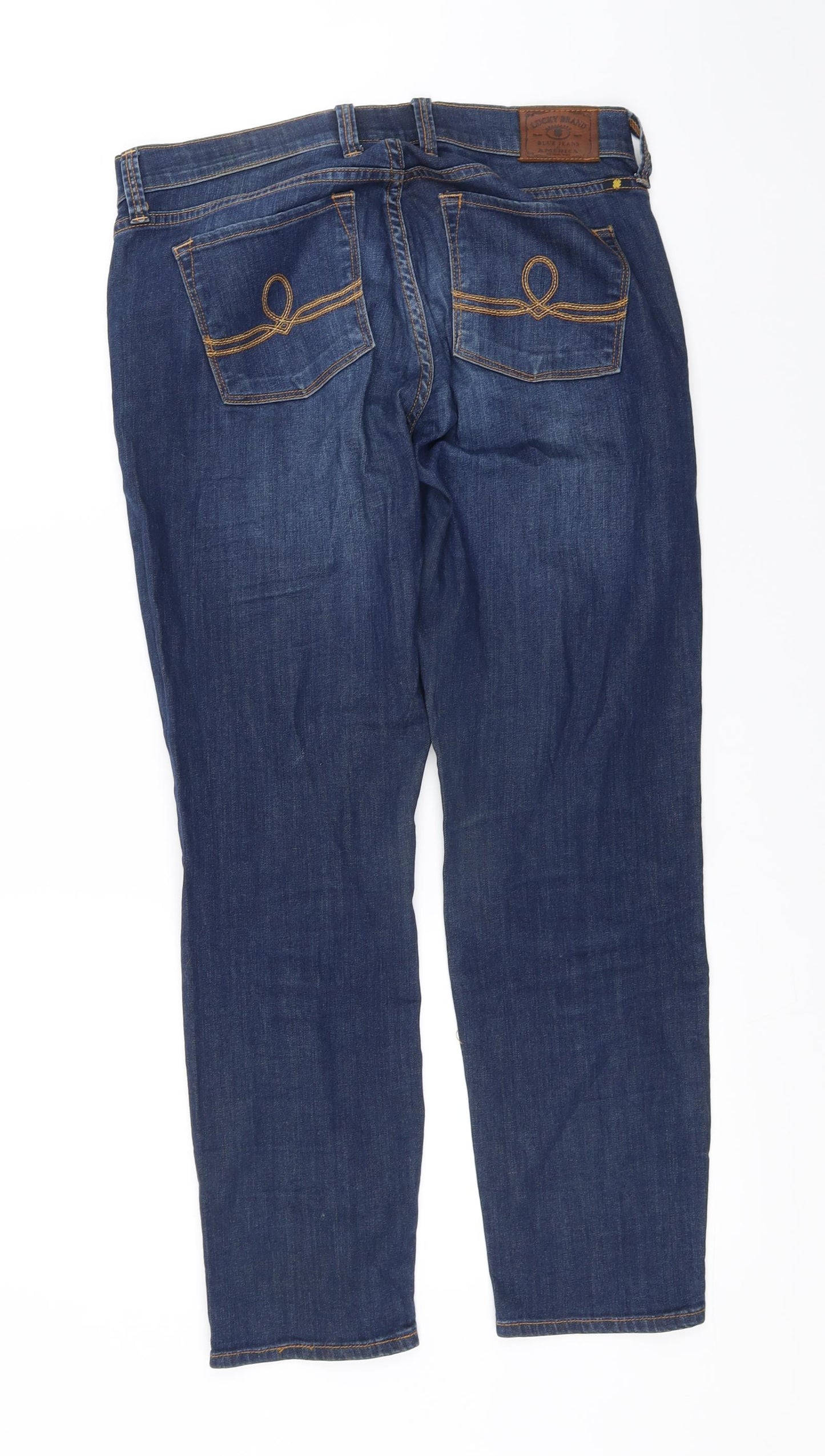 Lucky Brand Womens Blue   Straight Jeans Size 8 L30 in