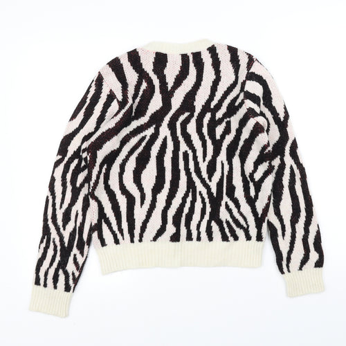 Primark Womens White   Pullover Jumper Size 6