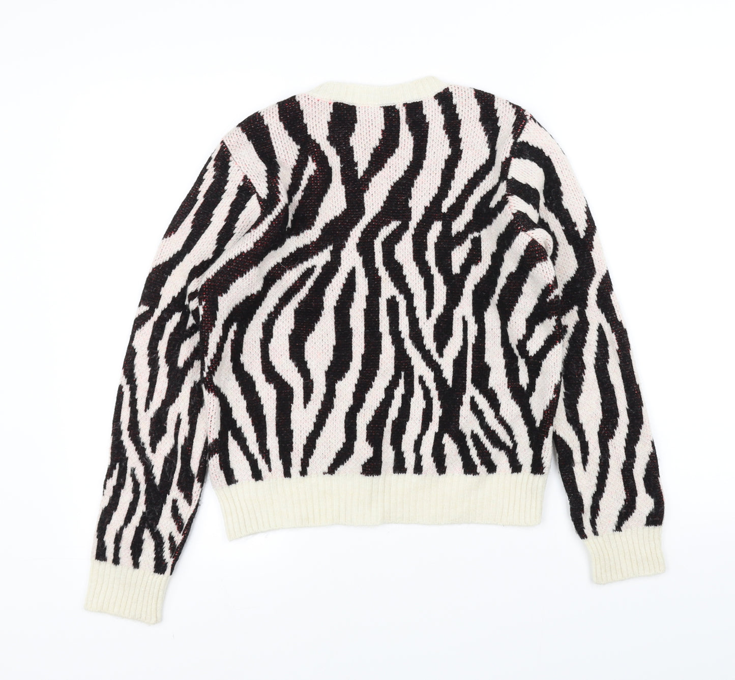 Primark Womens White   Pullover Jumper Size 6