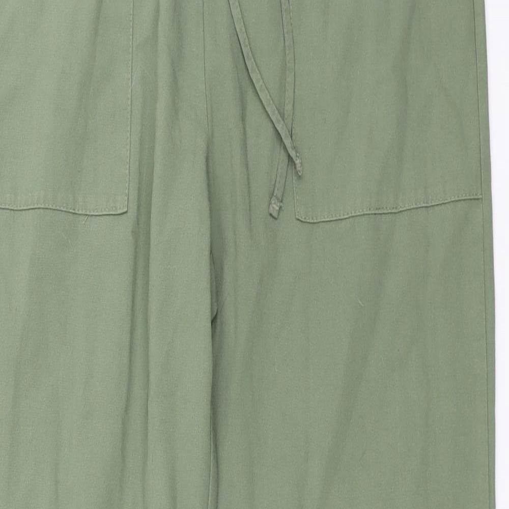 Best Basics Womens Green   Trousers  Size 10 L27 in