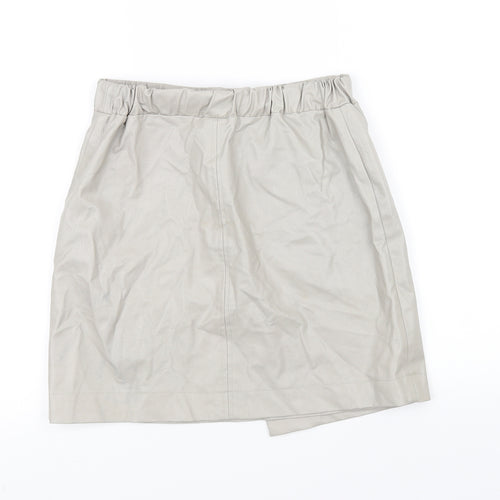 Topshop Womens Beige   A-Line Skirt Size 8