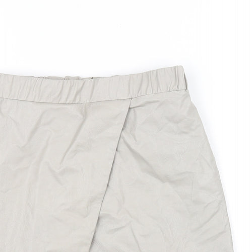 Topshop Womens Beige   A-Line Skirt Size 8
