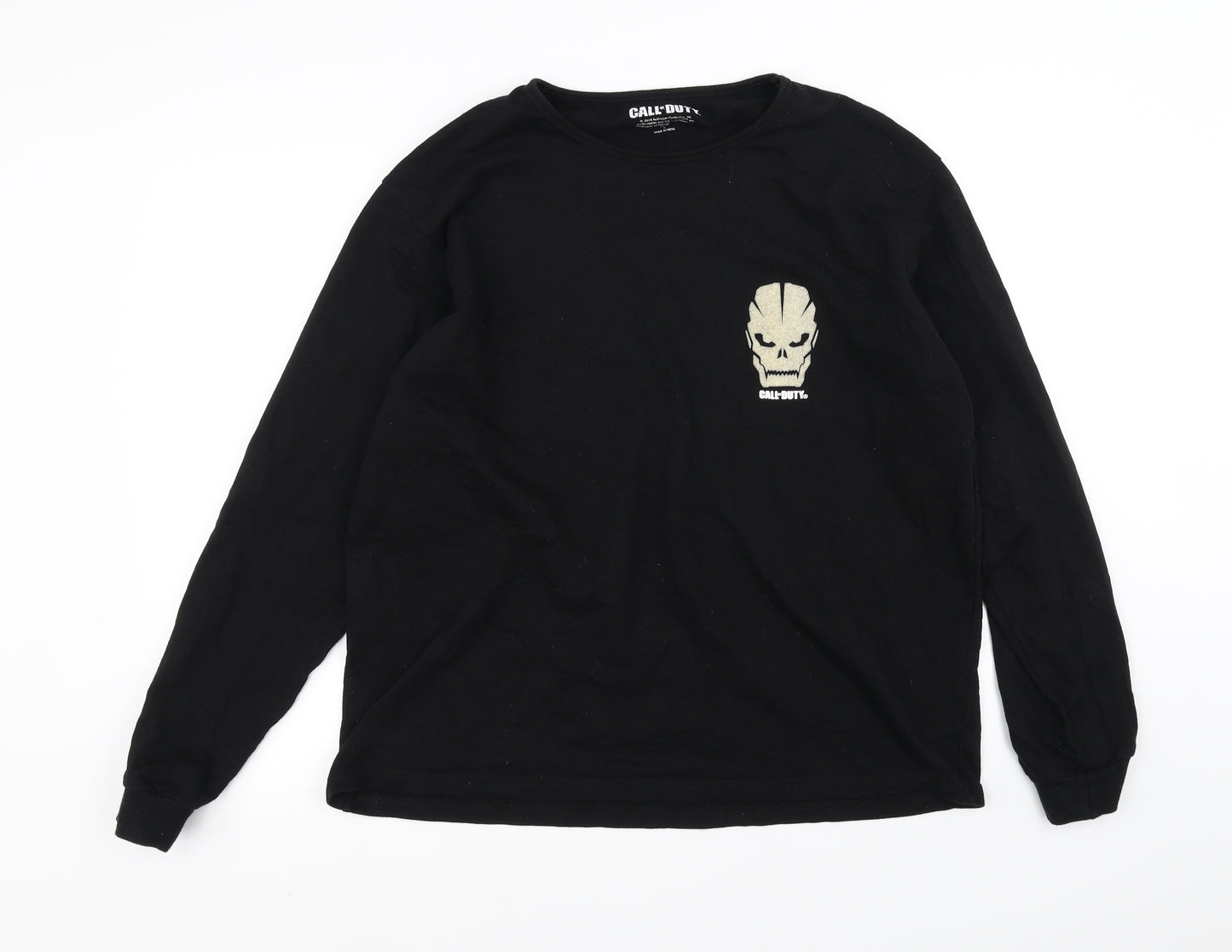 Call of Duty Mens Black   Pullover Jumper Size L