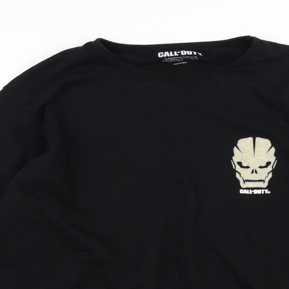 Call of Duty Mens Black   Pullover Jumper Size L