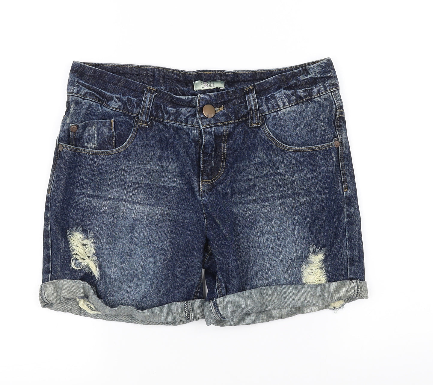 Love Label Womens Blue   Chino Shorts Size 8