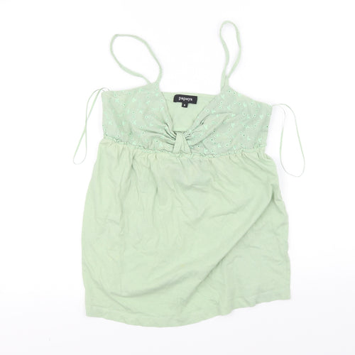 Papaya Girls Green   Basic T-Shirt Size 8 Years