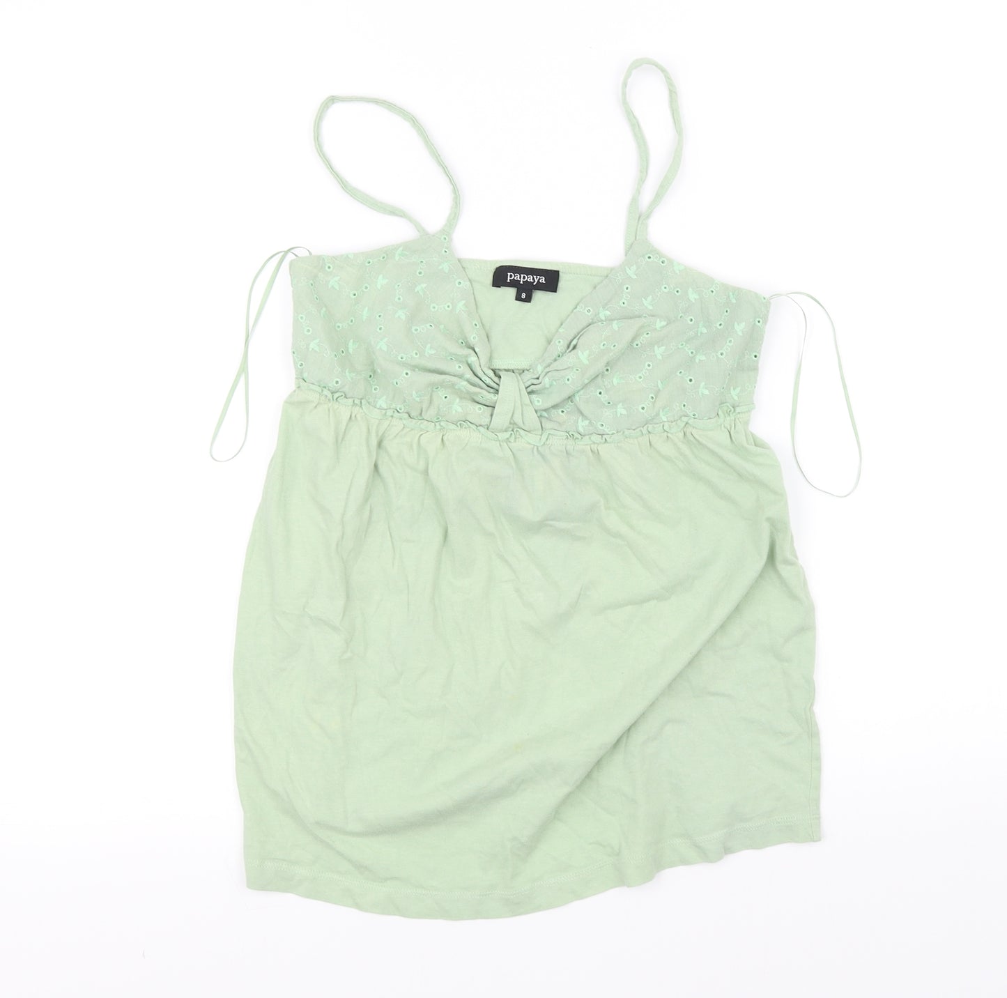 Papaya Girls Green   Basic T-Shirt Size 8 Years