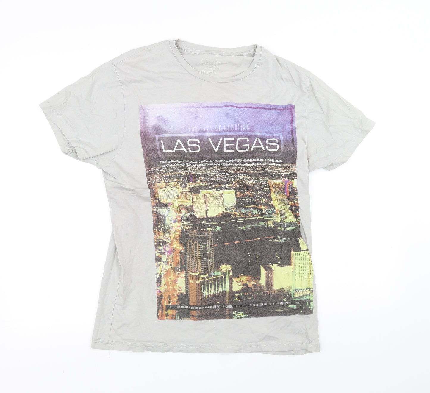 Easy Womens Grey   Basic T-Shirt Size M