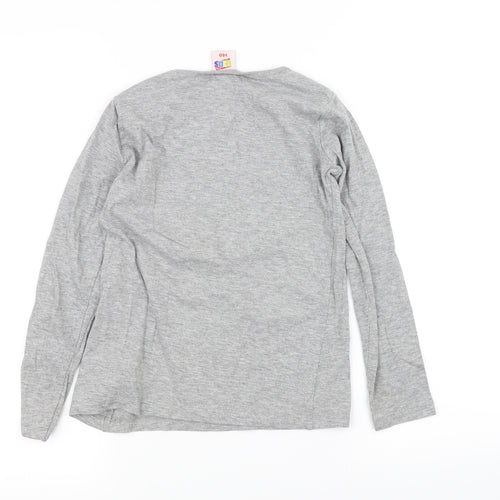 TXM Girls Grey   Basic T-Shirt Size 10 Years