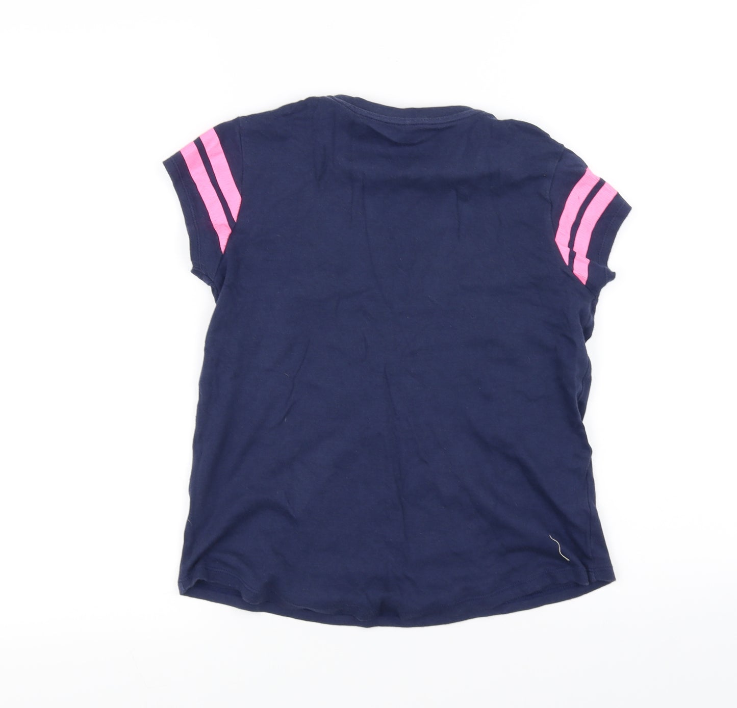 George Girls Blue   Basic T-Shirt Size 9-10 Years