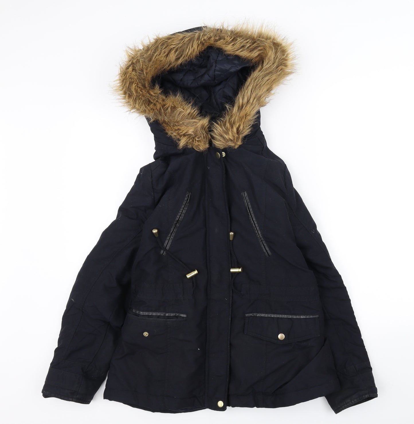 Dorothy Perkins Womens Blue   Rain Coat Coat Size 14