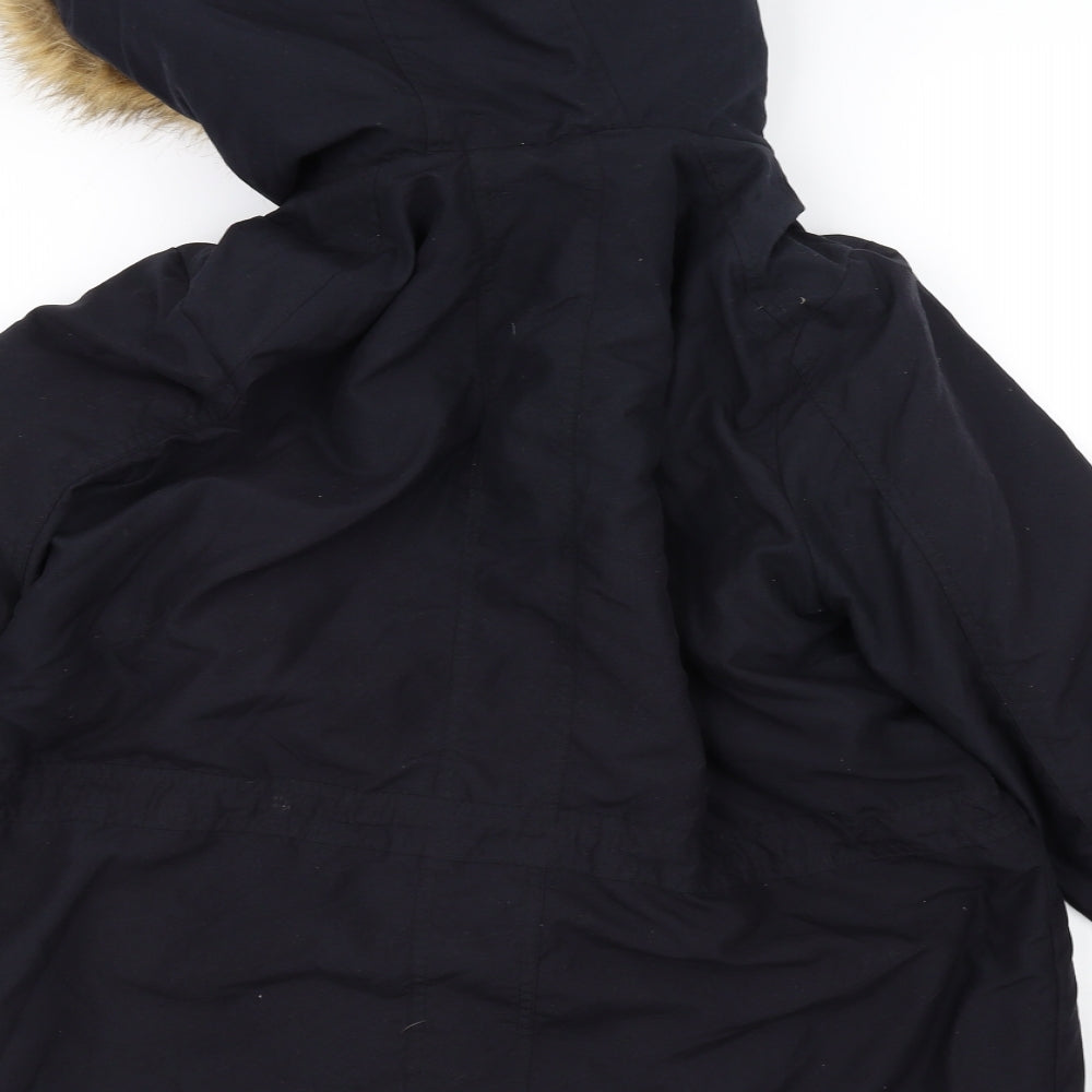 Dorothy Perkins Womens Blue   Rain Coat Coat Size 14