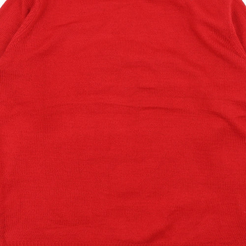 L.O.G.G Mens Red   Pullover Jumper Size M