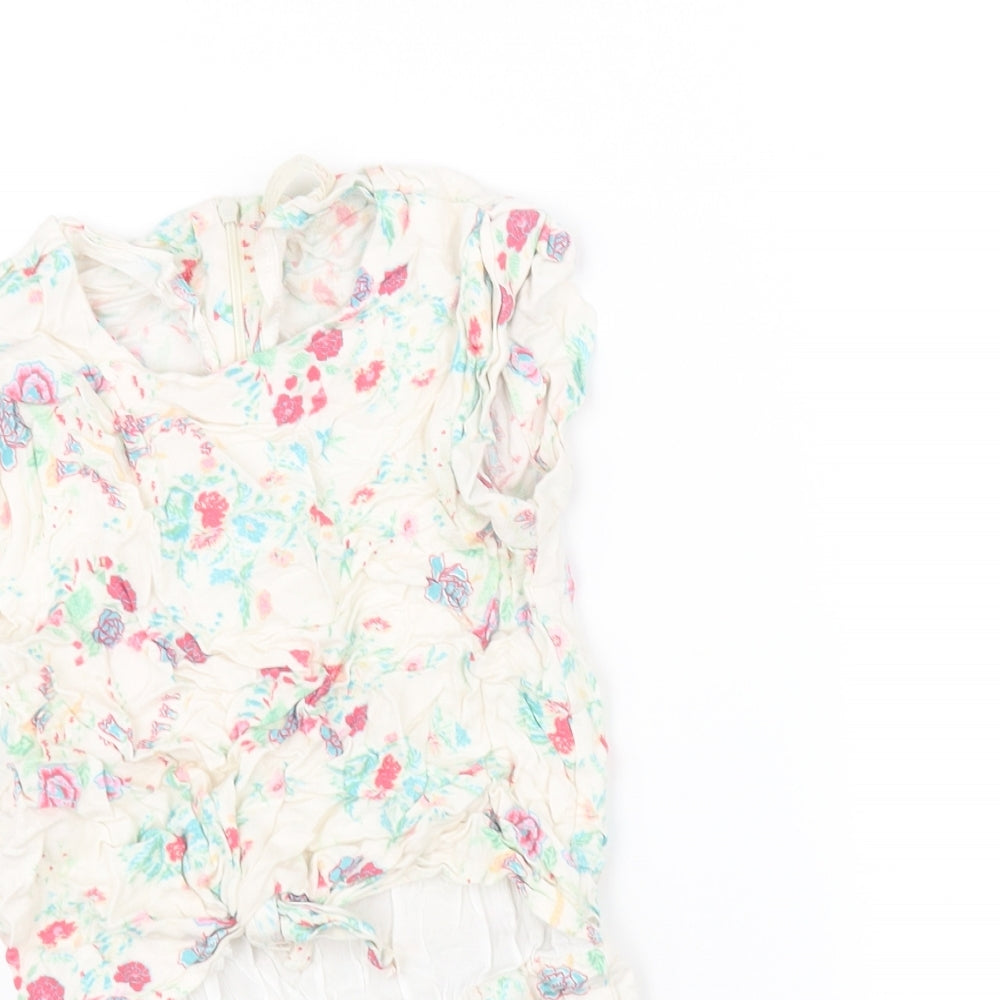Zara Girls White   A-Line  Size 6-7 Years