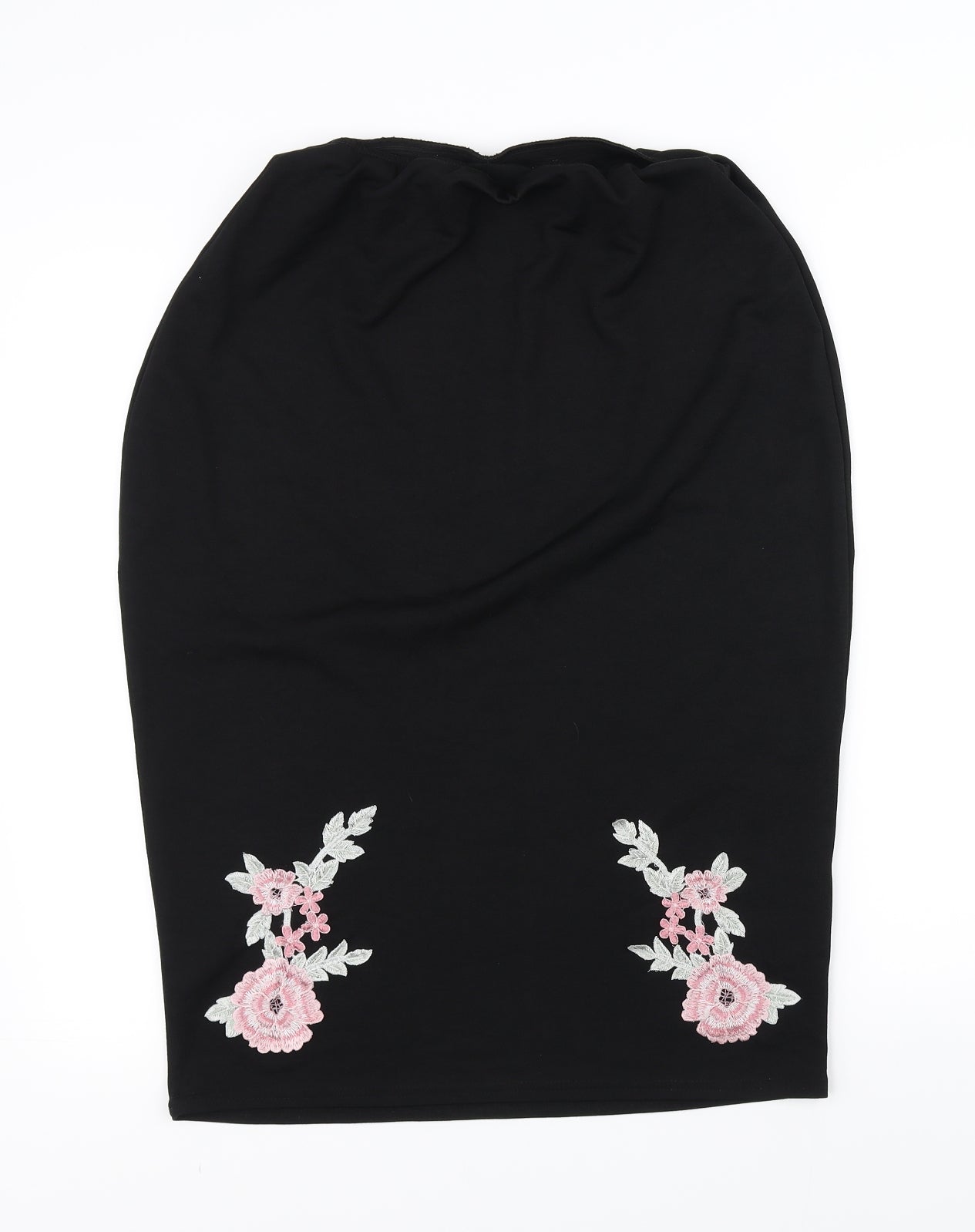 Boohoo Womens Black   A-Line Skirt Size 18