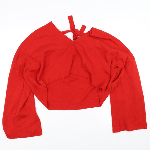 Primark Womens Red   Pullover Jumper Size XL
