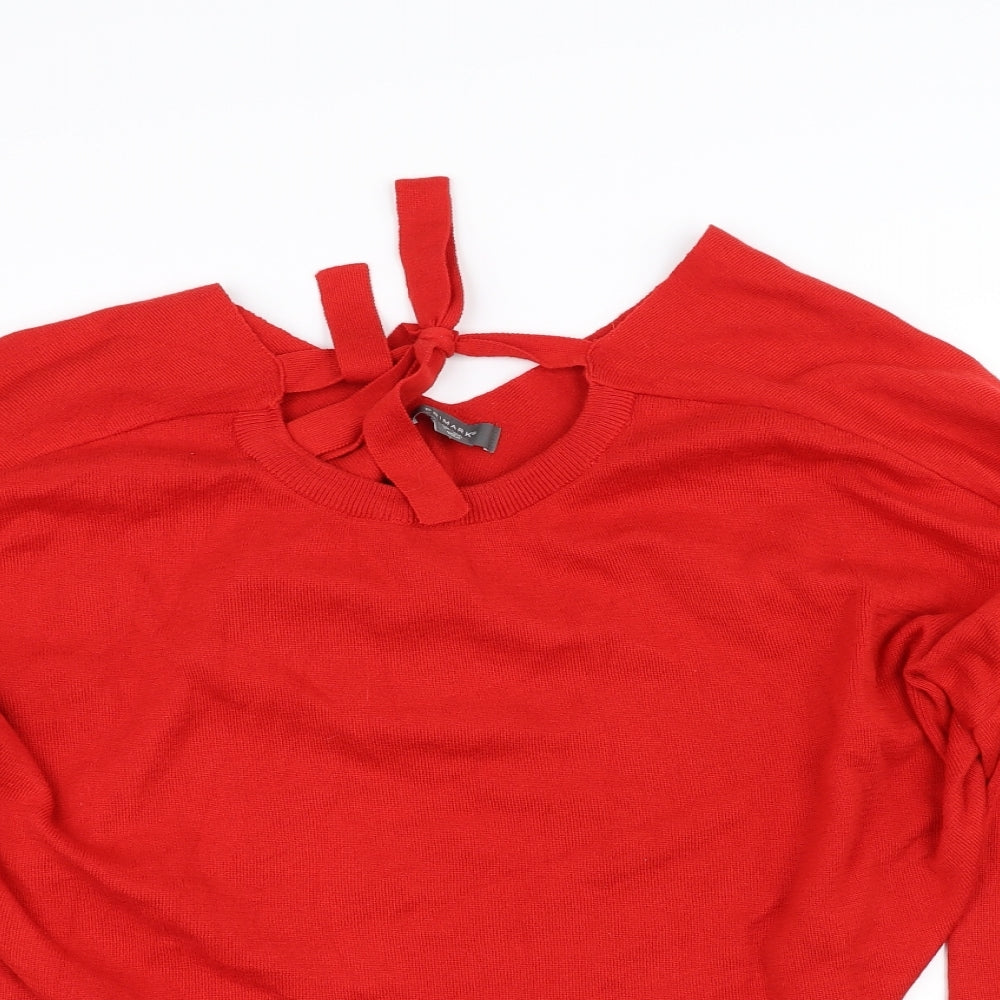 Primark Womens Red   Pullover Jumper Size XL