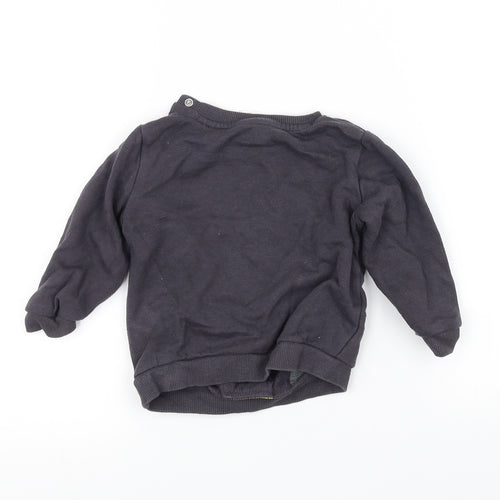 Preworn Baby Black   Pullover Jumper Size 9-12 Months
