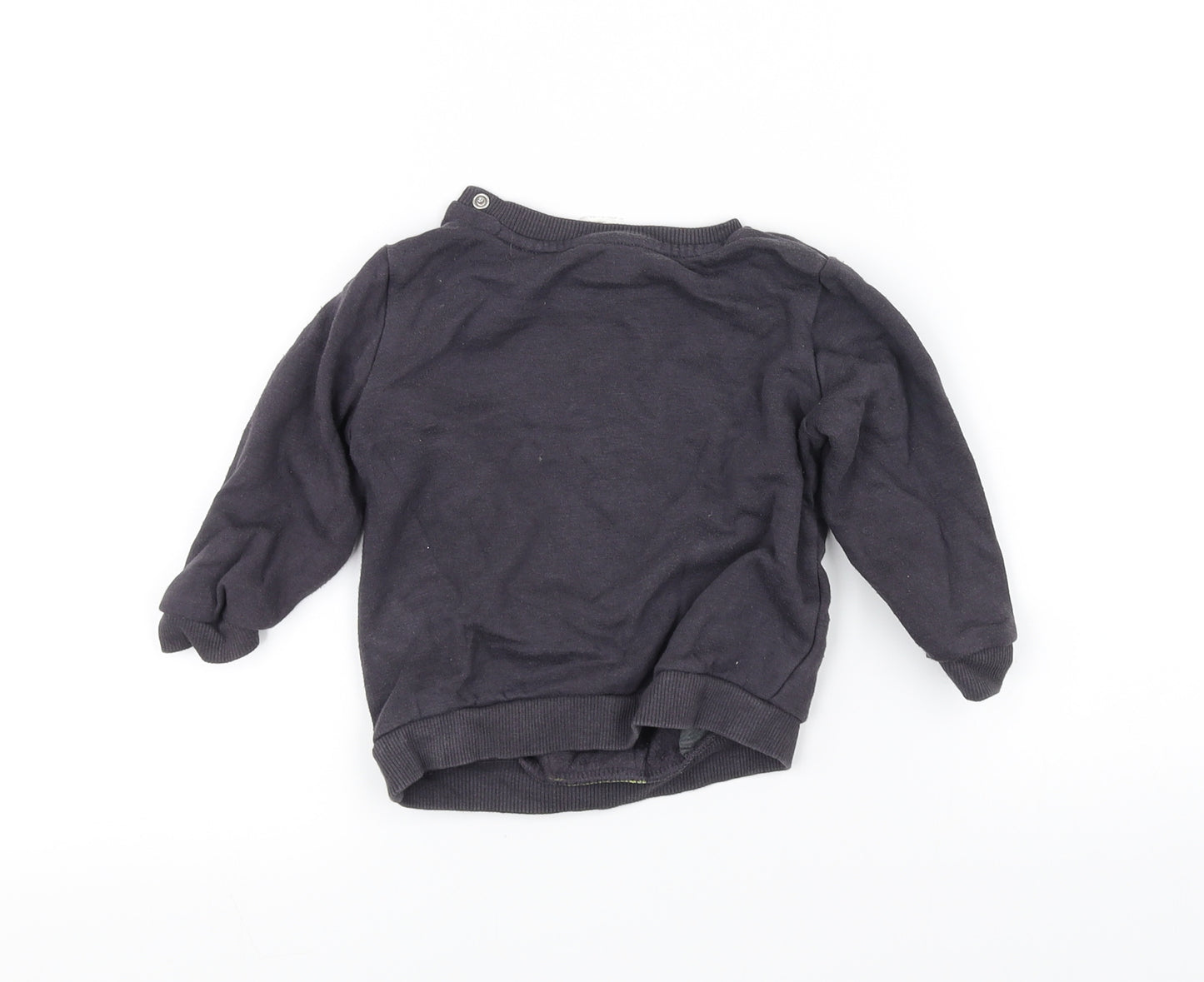 Preworn Baby Black   Pullover Jumper Size 9-12 Months