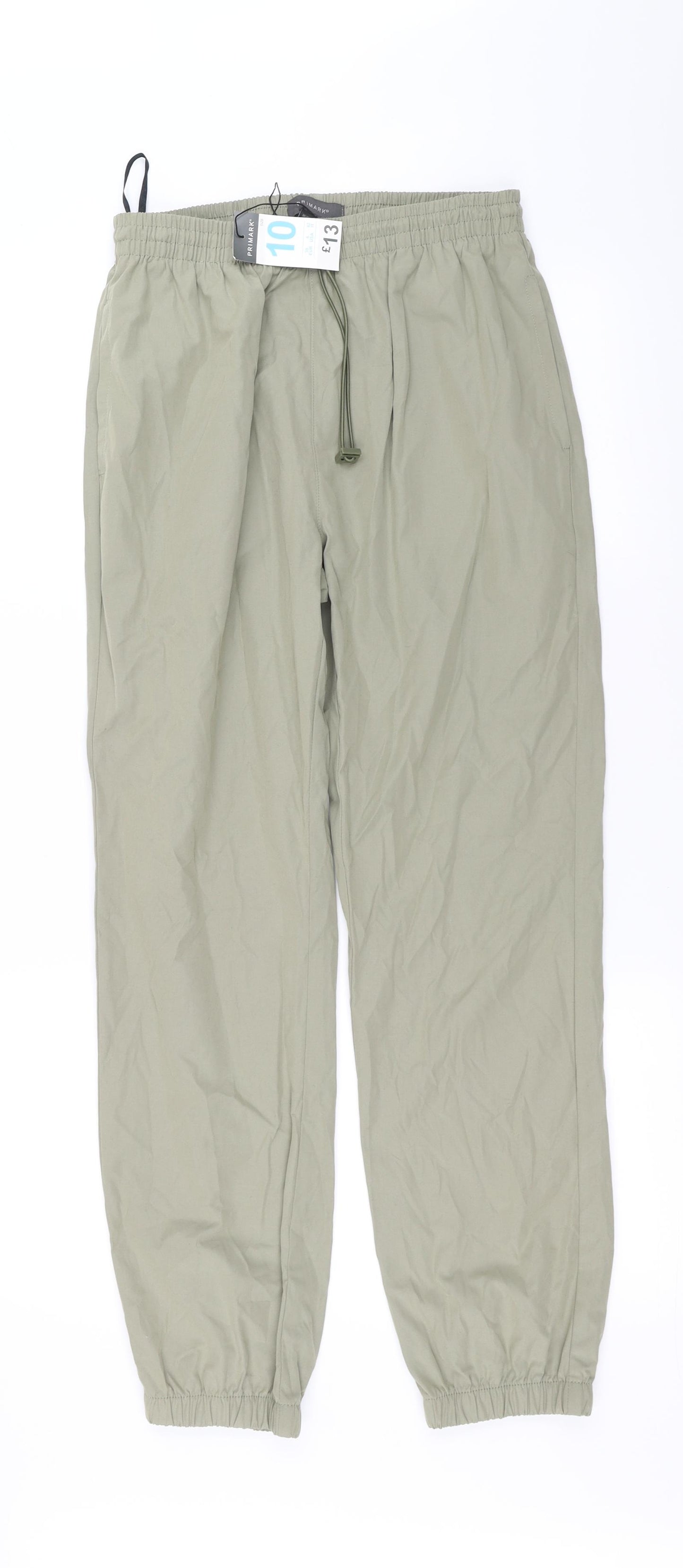 Primark Womens Green   Trousers  Size 10 L26 in