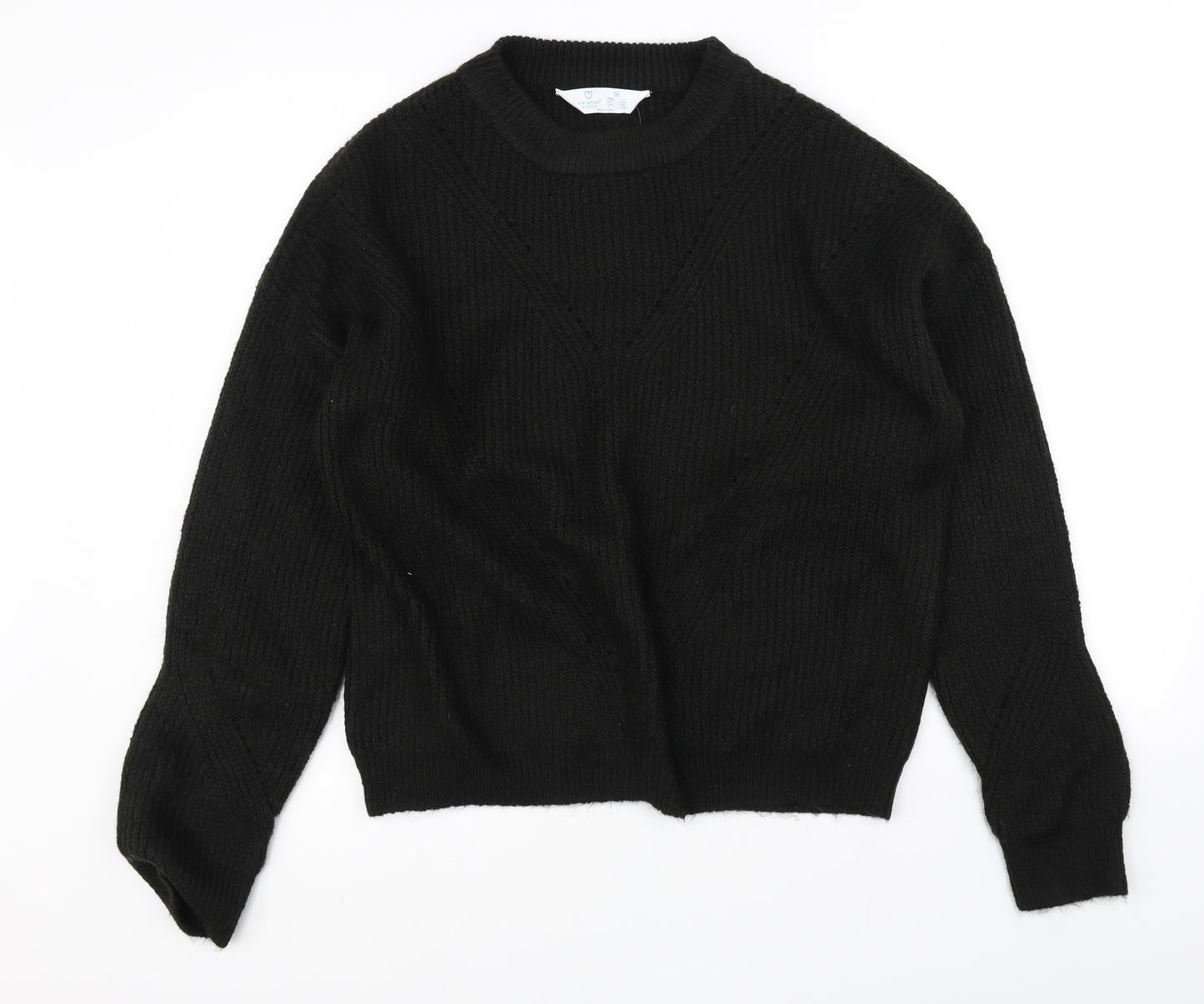 Primark Womens Black   Pullover Jumper Size 12