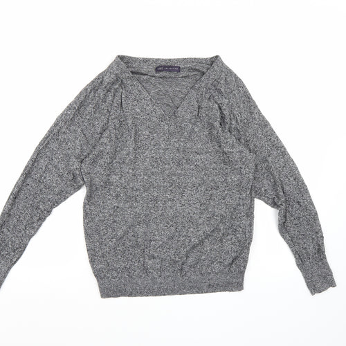 Marks and Spencer Womens Grey  Knit Pullover Jumper Size 8