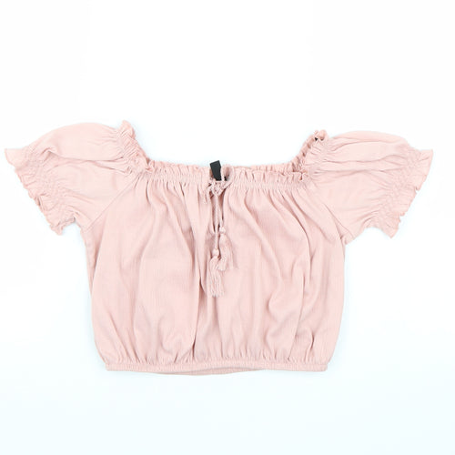 Divided by H&M Womens Pink   Cropped Tank Size S