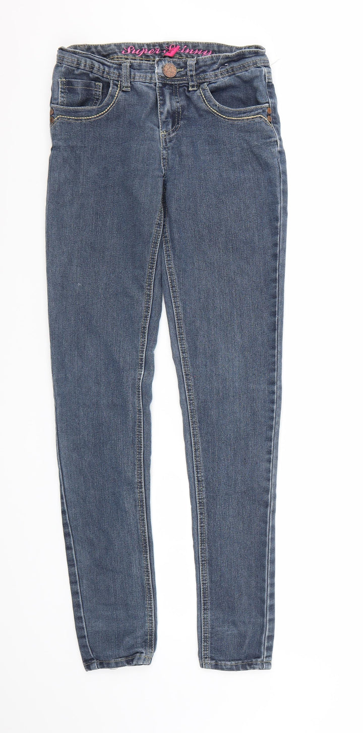 Denim co. Womens Blue Denim Skinny Jeans Size 8 L30 in