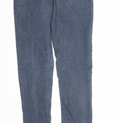 Denim co. Womens Blue  Denim Skinny Jeans Size 8 L30 in