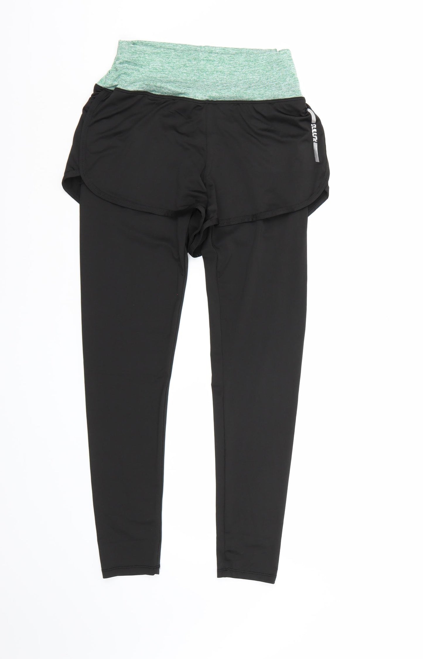 Preworn Womens Black   Compression Leggings Size M L28 in