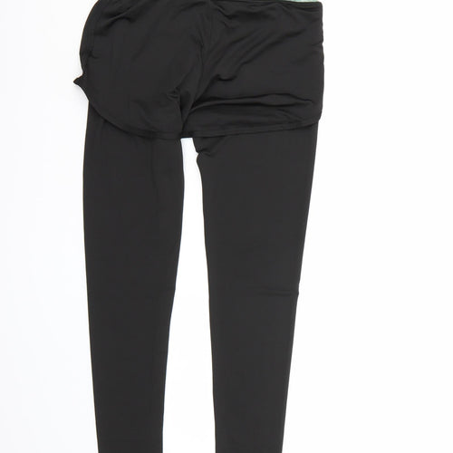 Preworn Womens Black   Compression Leggings Size M L28 in