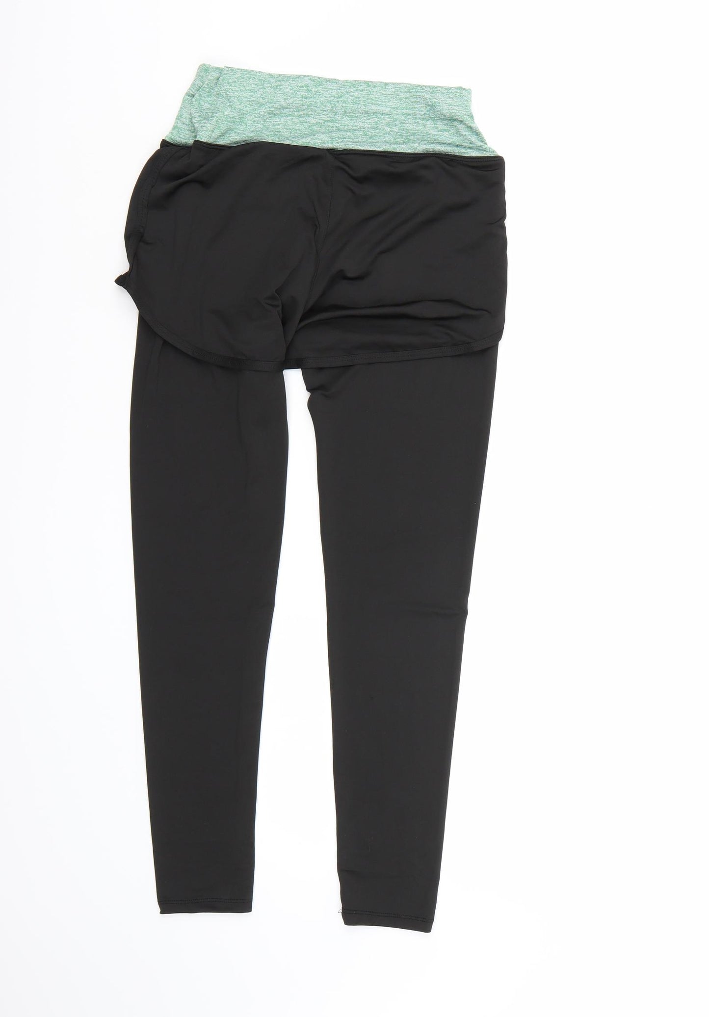 Preworn Womens Black   Compression Leggings Size M L28 in