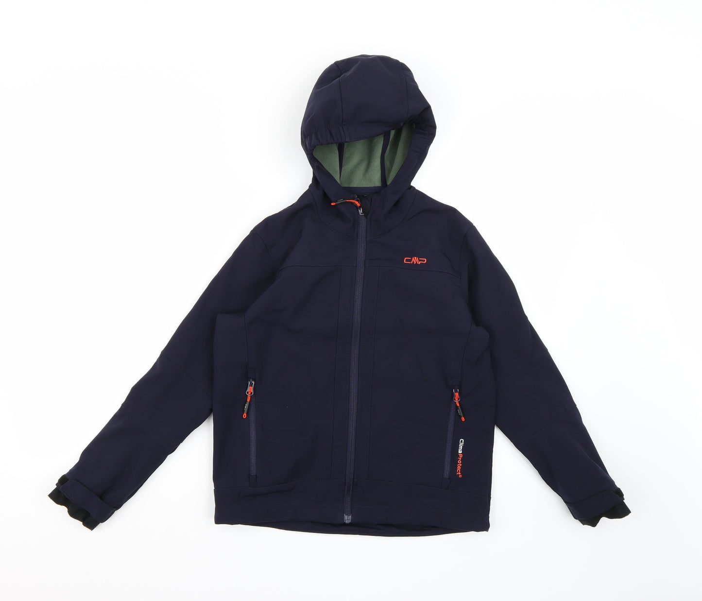 CMP Boys Blue  Softshell Overcoat Coat Size 10 Years