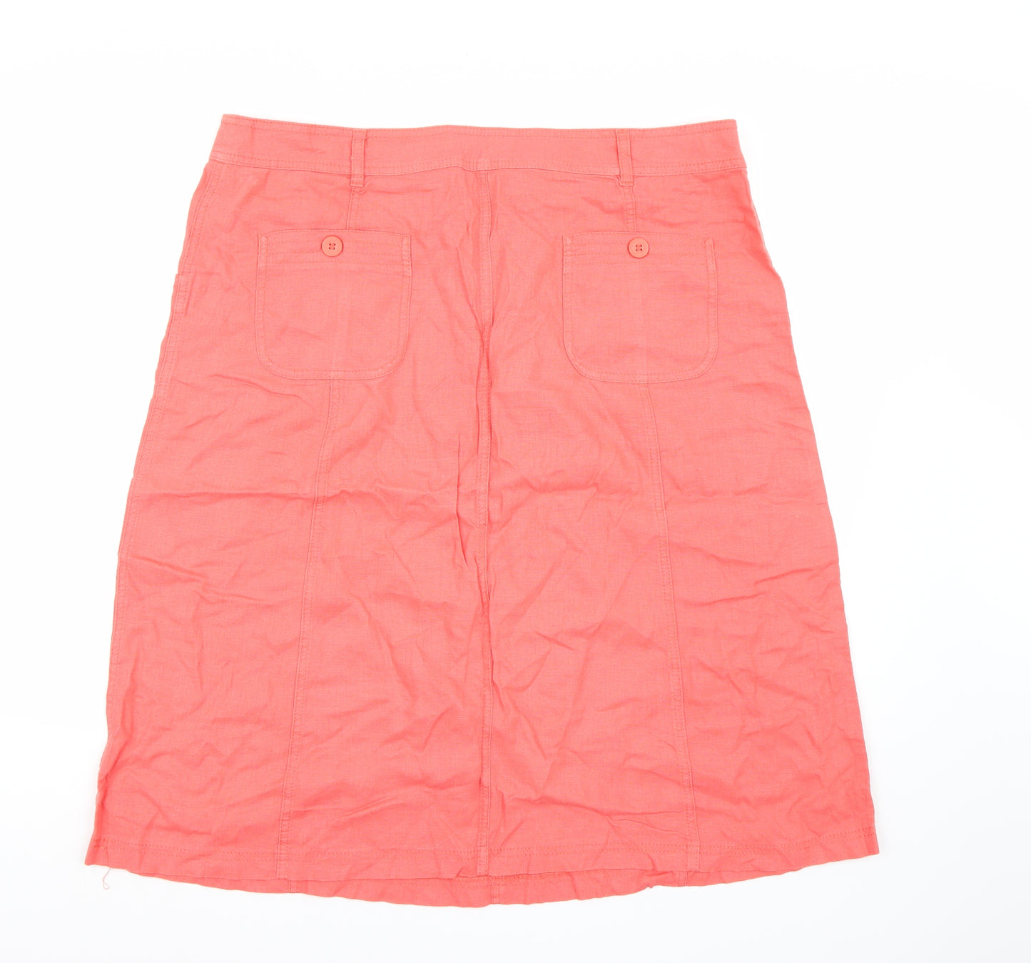 Marks and Spencer Womens Pink   A-Line Skirt Size 18