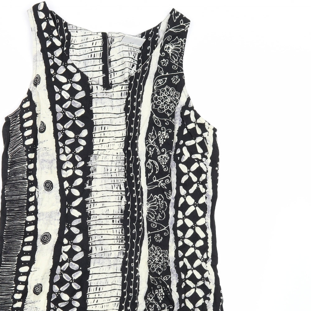 CANDA Womens Multicoloured Geometric  A-Line  Size 14
