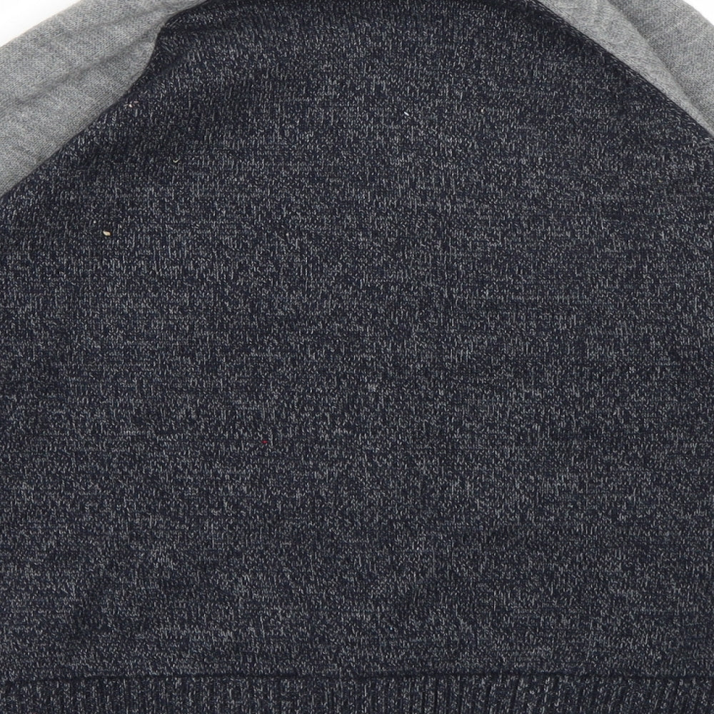 Matalan Boys Blue  Knit Full Zip Jumper Size 8-9 Years