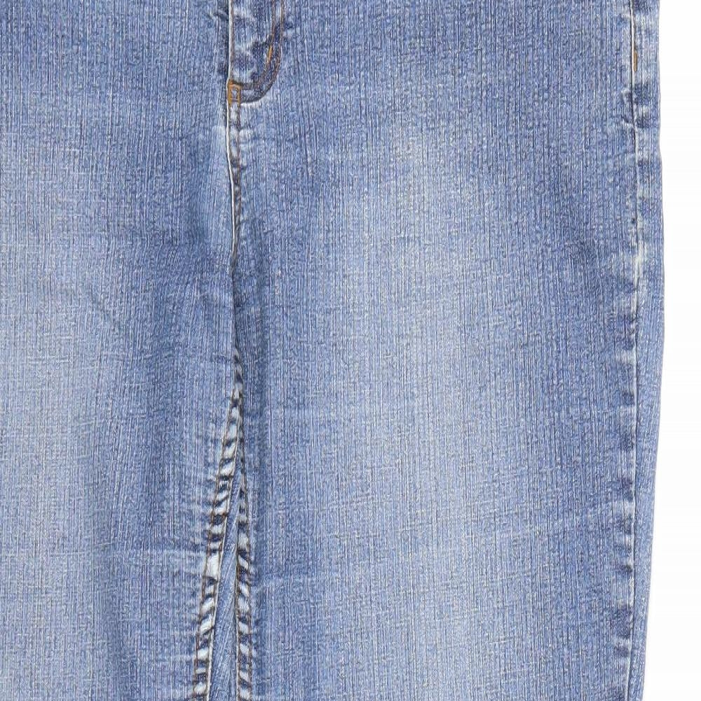 Blue Star Womens Blue  Denim Bootcut Jeans Size 18 L30 in