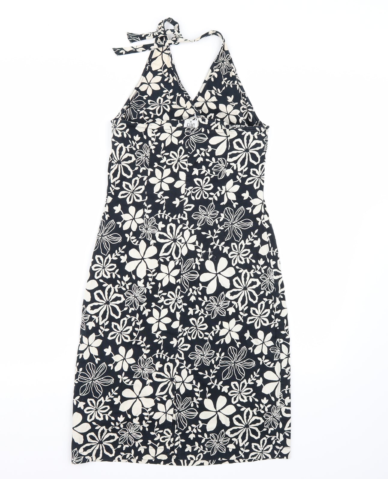 BAY Womens Blue Floral  A-Line  Size 12