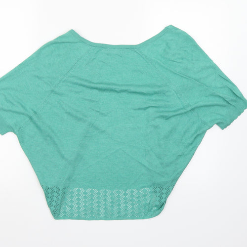 Marks and Spencer Womens Green   Shrug Jumper Size L