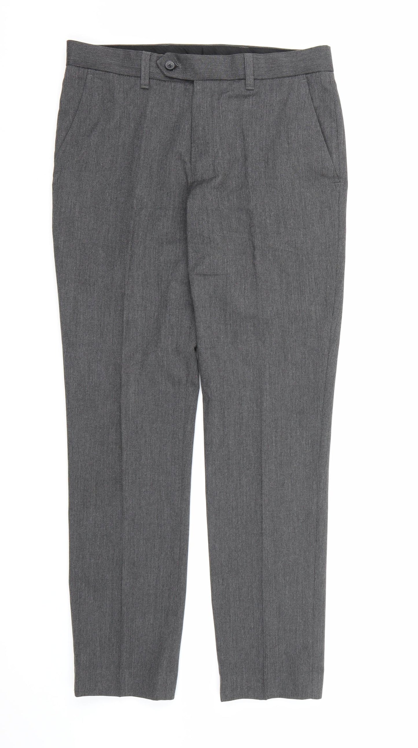 NEXT Mens Grey  Rayon Dress Pants Trousers  L29 in