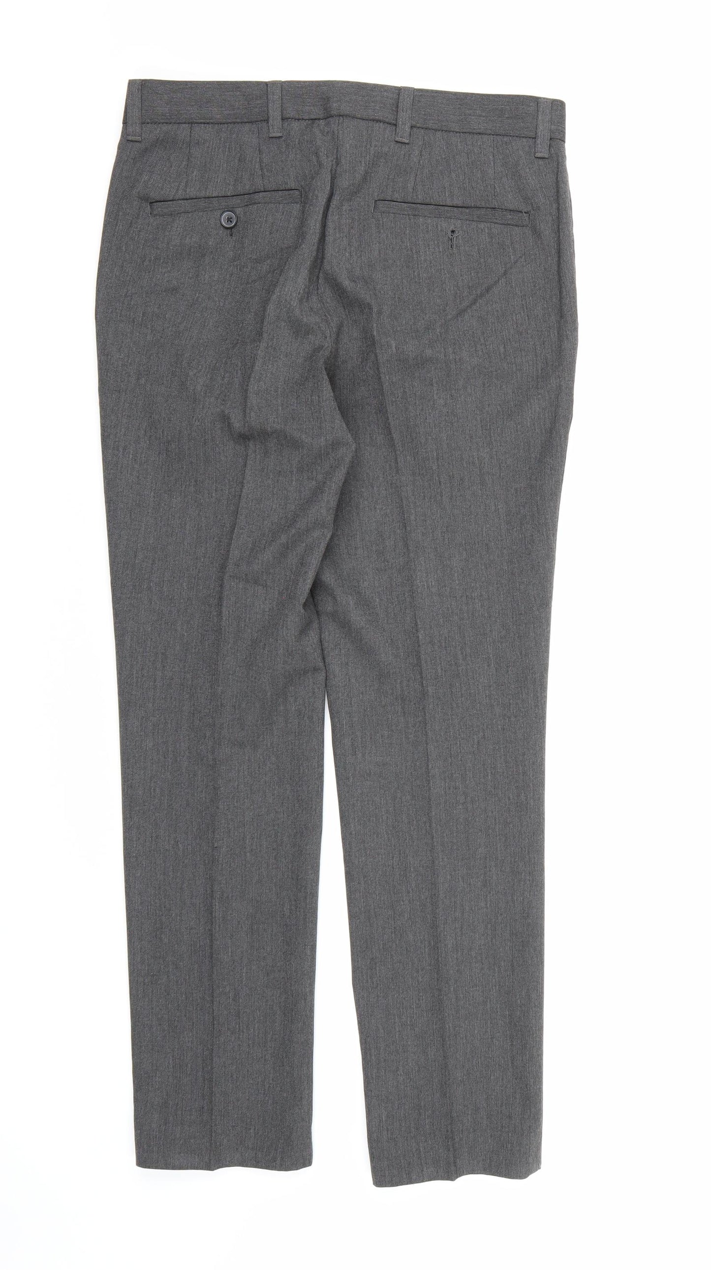 NEXT Mens Grey  Rayon Dress Pants Trousers  L29 in