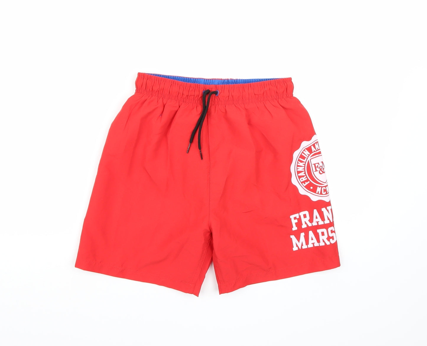 Franklin Marshall Boys Red   Sweat Shorts Size 12-13 Years - Swim shorts