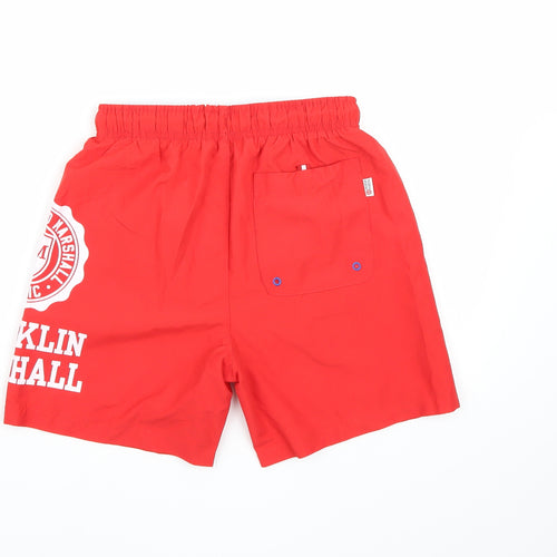 Franklin Marshall Boys Red   Sweat Shorts Size 12-13 Years - Swim shorts