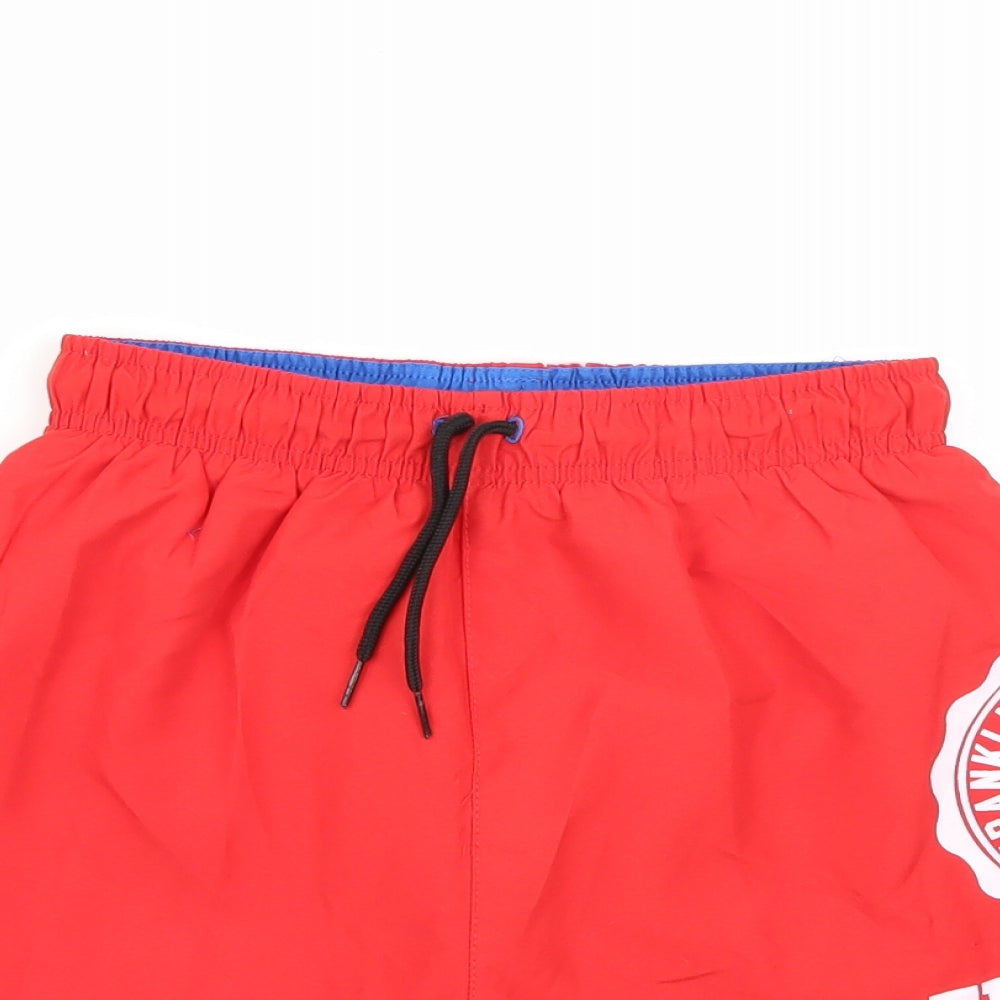 Franklin Marshall Boys Red   Sweat Shorts Size 12-13 Years - Swim shorts