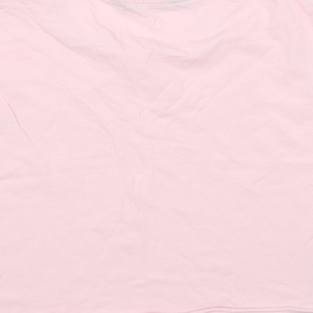 New Look Girls Pink   Cropped T-Shirt Size 14-15 Years