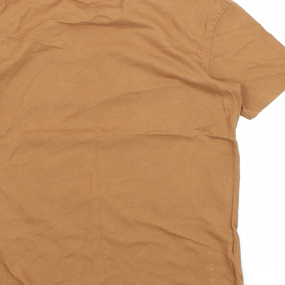 George Boys Brown   Basic T-Shirt Size 9-10 Years