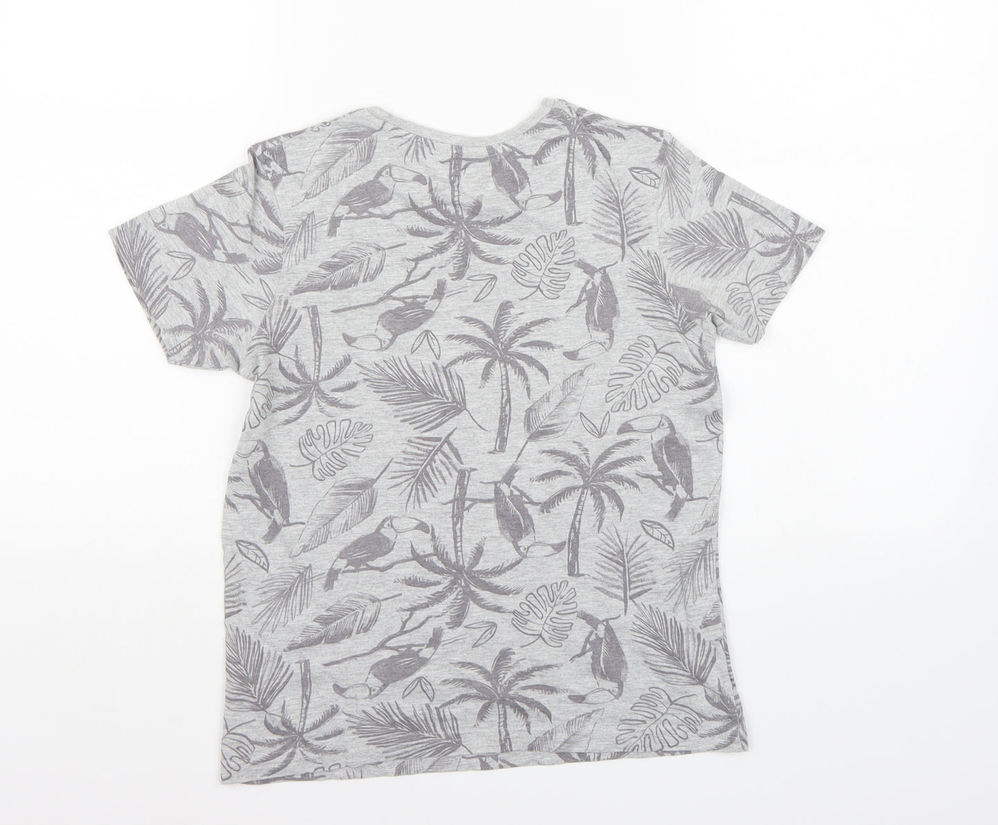 George Boys Grey   Basic T-Shirt Size 9-10 Years