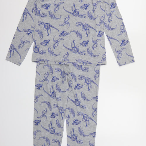 George Boys Grey    Pyjama Set Size 9-10 Years  - Jurassic World