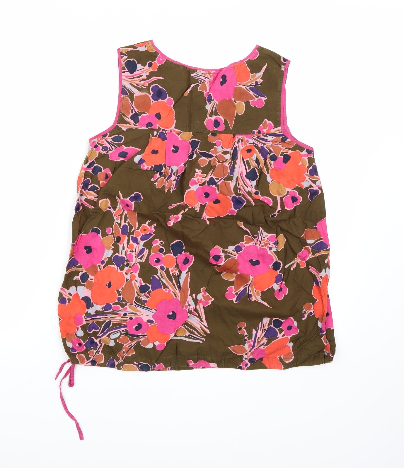 NEXT Womens Brown Floral  Camisole Tank Size 8